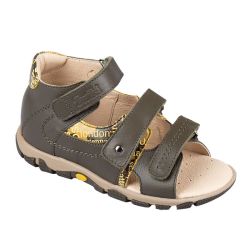 TW-134 (цв.15-хаки, 26) Туфли (откр.нос,натур.кожа)