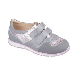 TW-450 (цв.8-розово-серый) Полуботинки спортивные (натур.кожа)