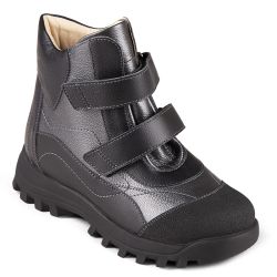 TW-561 (цв.1-черный/серый металл.) Ботинки (утепленные)