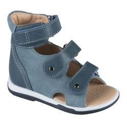 TW-174 (цв.2-джинс, 22) Сандалеты ортопедические малосложные