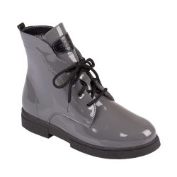 DTD-550 (цв.7-серый лак, 37) Ботинки (утепленные)