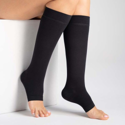 ТК.910.106 Компр. гольфы Evolution CCL1 (черный,откр,норм)