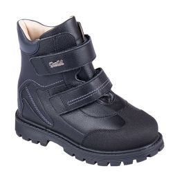 TW-548 (цв.6-черно-серый, 26) Ботинки (станд.задн., шерст.мех, съемн.стелька)