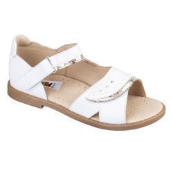 TW-136 (цв.2-бело-золотой) Туфли (откр.нос,натур.кожа)