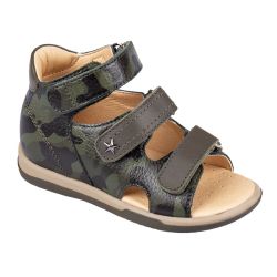 TW-138 (цв.44-зеленый камуфляж) Туфли (откр.нос,ON STEAM)