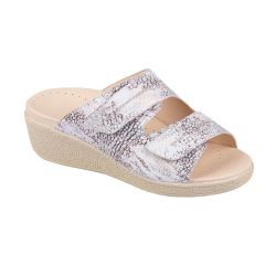 DTD-250 (цв.3-бежевая рептилия, 36) Туфли (регулировка по объему)