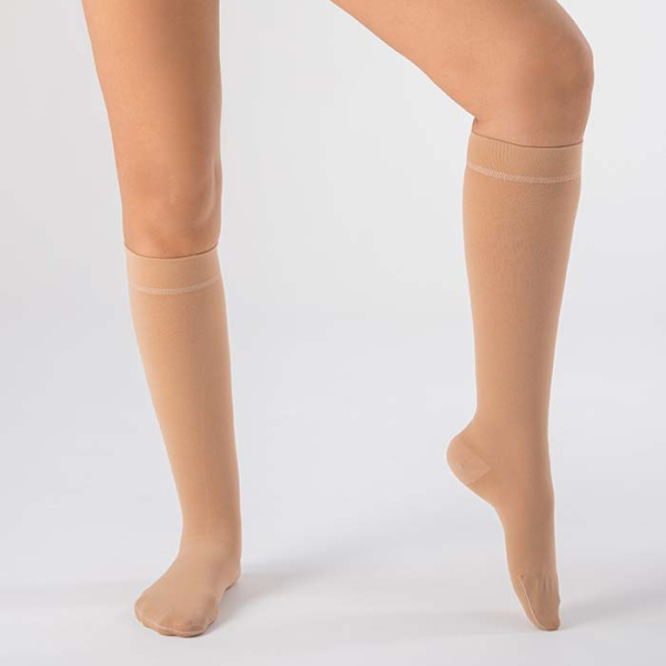 Гольфы компрессионные с закрытым носком, класс компрессии 1, цвет бежевый ТК.911 Evolution ТК.911.11  Evolution