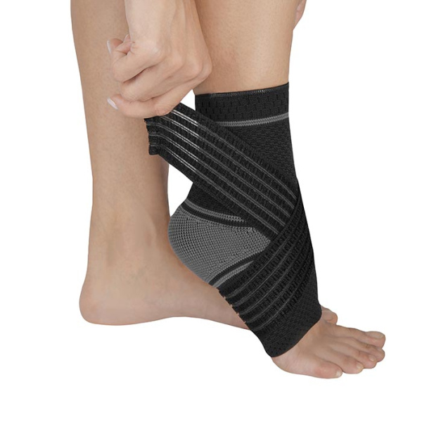 Бандаж компрессионный на голеностопный сустав со стяжкой Т-8683/3 Evolution Silver (Т.46.83) 